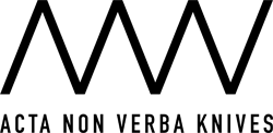 Acta Non Verba Knives Logo