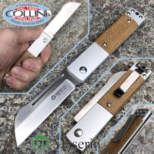 Maserin - In-Estro Messer - D2 Stahl - Micarta Canvas - 165 / MCM - Messer
