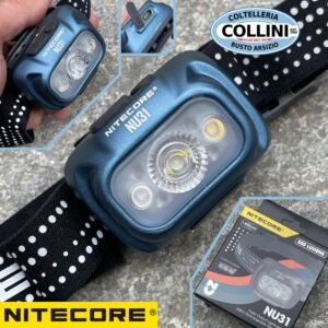 Nitecore - NU31 - Chill Blue - USB wiederaufladbare Stirnlampe - 550 Lumen und 145 Meter - Led-Taschenlampe