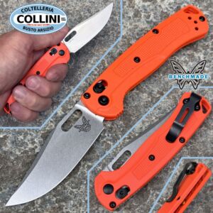 Benchmade - Mini Taggedout - CPM-154CM & Orange Grivory - 15533 - Messer