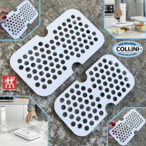 Zwilling - Fresh & Save - Anti-Tropfgitter für Glasbehälter - 2 Stück -M/L