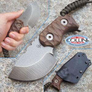 Wander Tactical - Tryceratops Raw Finish and Darkwood Micarta - Messer