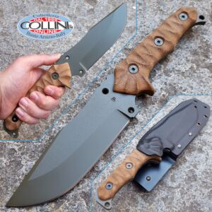 Wander Tactical - Haast Eagle - OD Green & Fire Micarta - custom messer