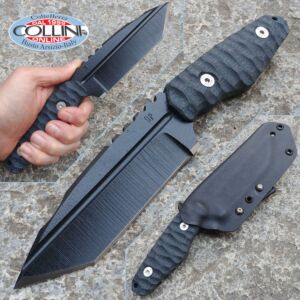 Wander Tactical - Apology - GunKote Black & Schwarz Micarta - Messer